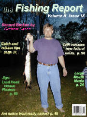 fishing magazine cover photo example